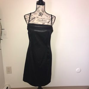 La Belle Faux Leather Dress